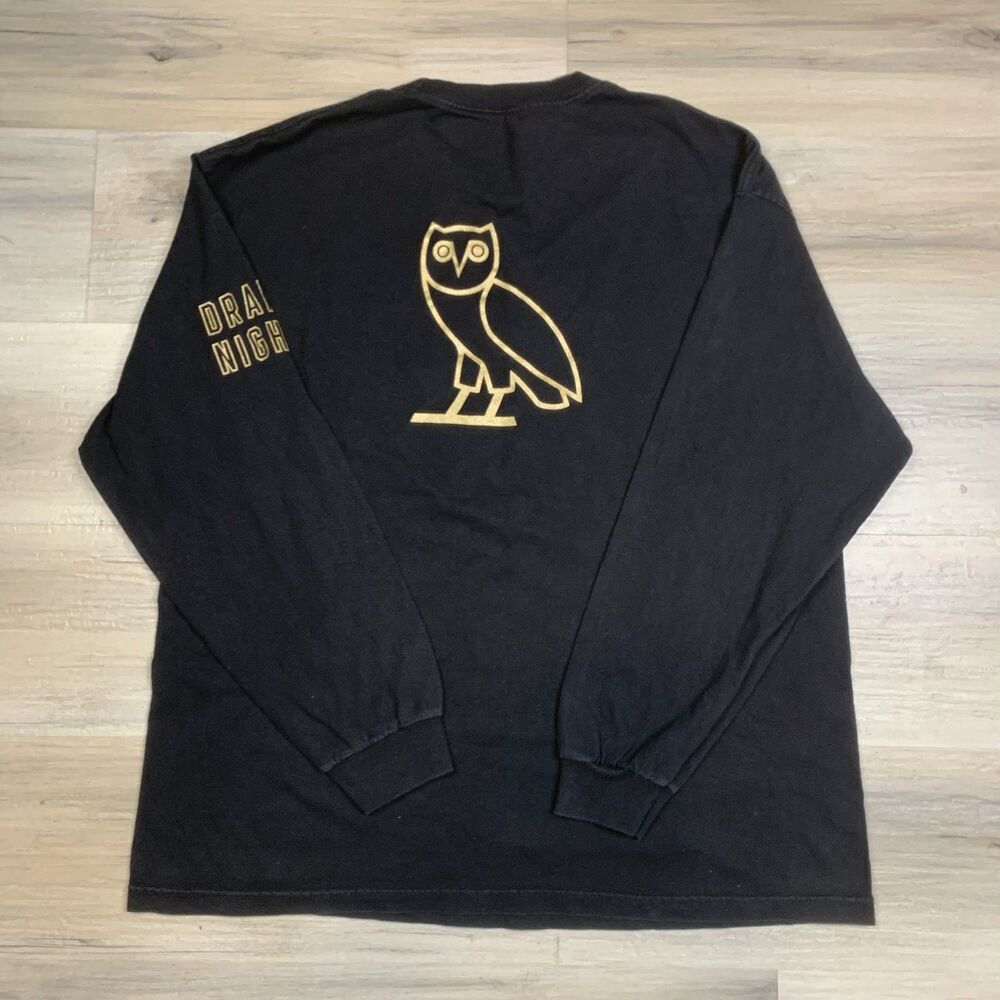 Toronto Raptors x OvO Drake Night 2015 long sleeve shirt Mens basketball size XL - Picture 3 of 7
